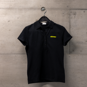 Poloshirt Women; schwarz